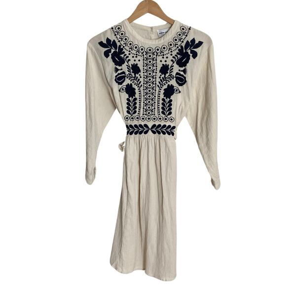 Perfect ANTIK BATIK Paris Midi Dress, Sz 40/M - Picture 1 of 6